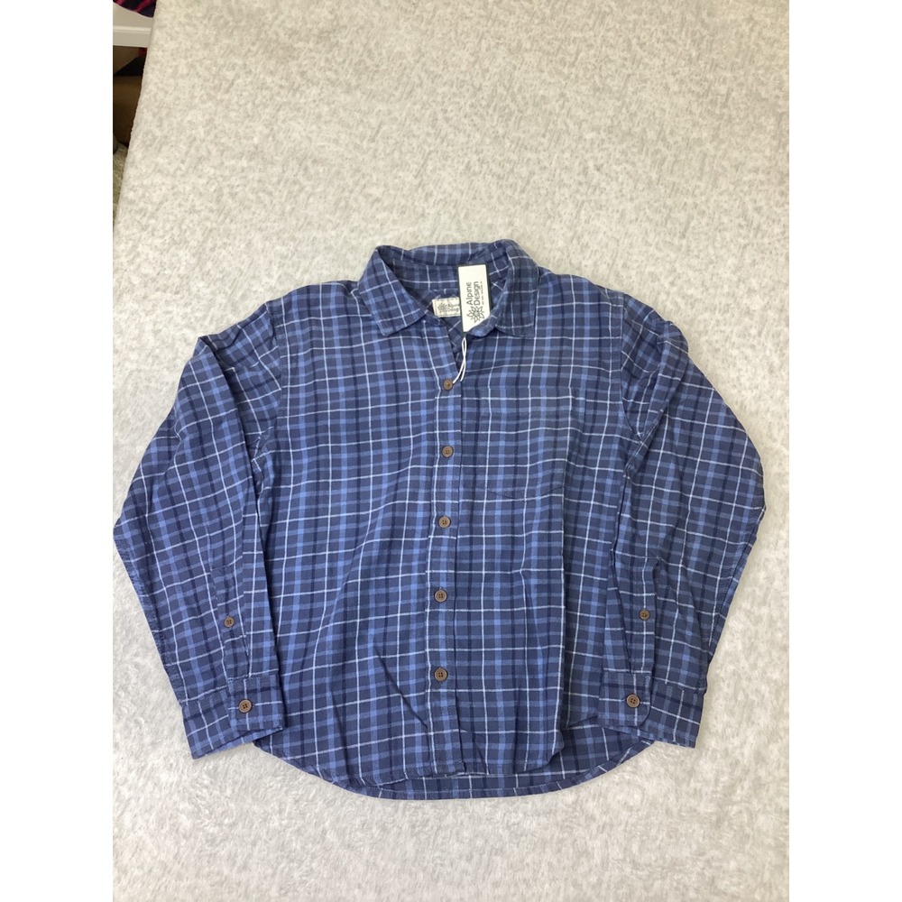 Alpine Design Womens Hike Midweight Flannel Blue Evening Star Plaid S ADW24300